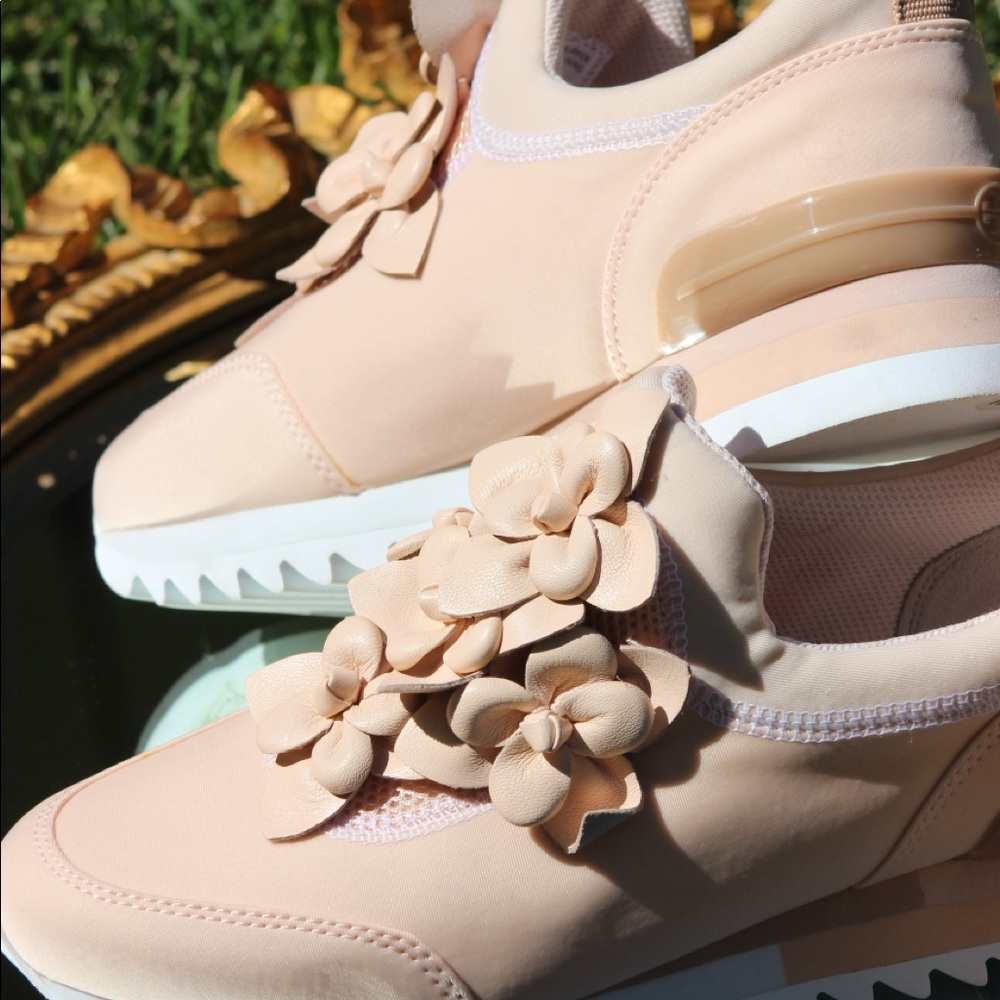 Tory Burch Flower Blossom Neoprene Sneakers
